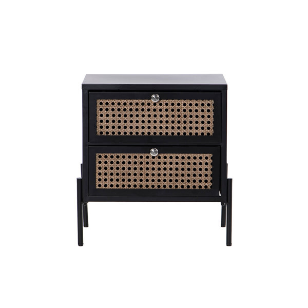 Bay Isle Home Owosso Brass Bedside Table Wayfair.co.uk